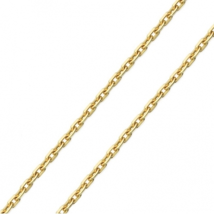 Złoty łańcuszek 50cm splot Ankier 2,3mm pr.585